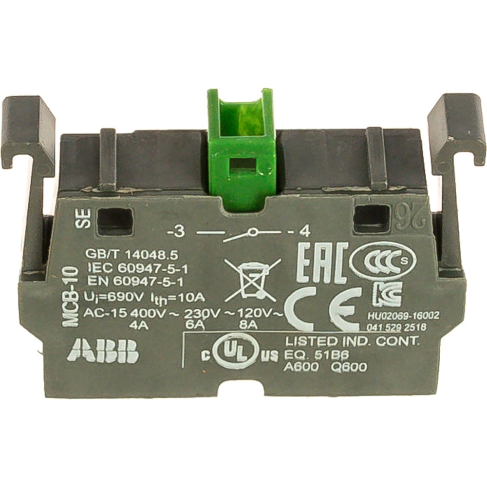 Блок контактов MCB-10 1НО ABB 1SFA611610R1001 - выгодная цена, отзывы ...