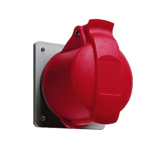 Панельная прямая розетка 16А 3P+N+E IP44 ABB 2CMA193187R1000 1