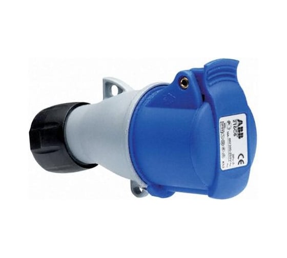 Кабельная розетка 32А 2P+E IP44 ABB 2CMA193528R1000 1