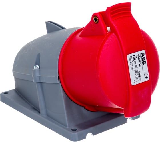 Розетка наружной установки 32А 3P+N+E IP44 ABB 2CMA193139R1000