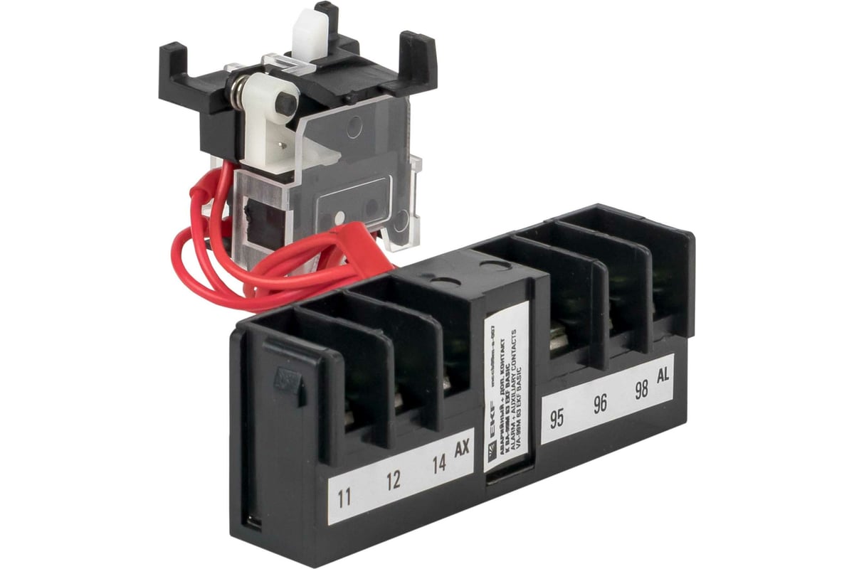 Аварийный + дополнительный контакт к ВА-99М 63 EKF PROxima правый  mccb99m-a-007-r