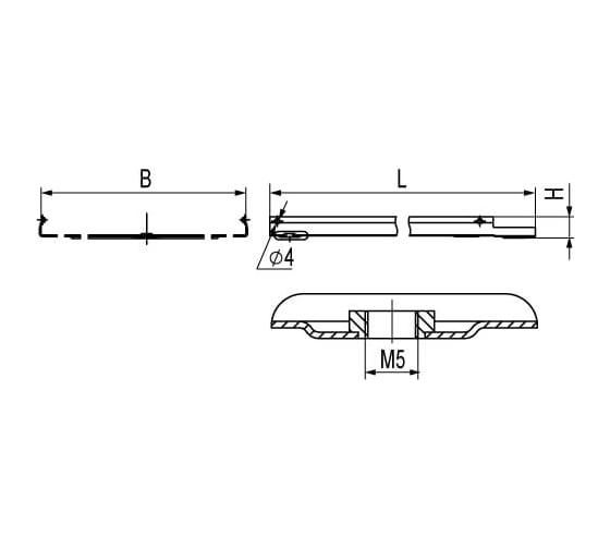 Крышка DKC для лотка осн. 200 с заземл. L2000 дл.2м 35514DIY