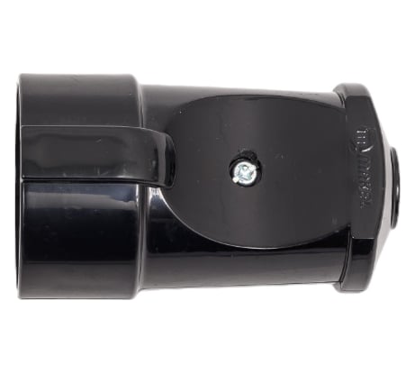 Штепсельное гнездо с/з, черное Makel 10053