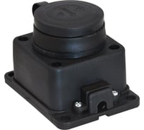 Наружная розетка TP Electric 16А 2P+E каучук. IP44 3101-306-0300