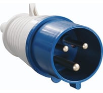 Электрическая кабельная вилка EKF 16А 3P+E IP44 014 ps-014-16-380