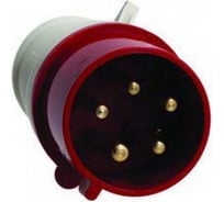 Электрическая кабельная вилка EKF 16А 3P+E+N IP44 015 ps-015-16-380
