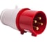 Электрическая кабельная вилка EKF 32А 3P+E IP44 024 ps-024-32-380 1