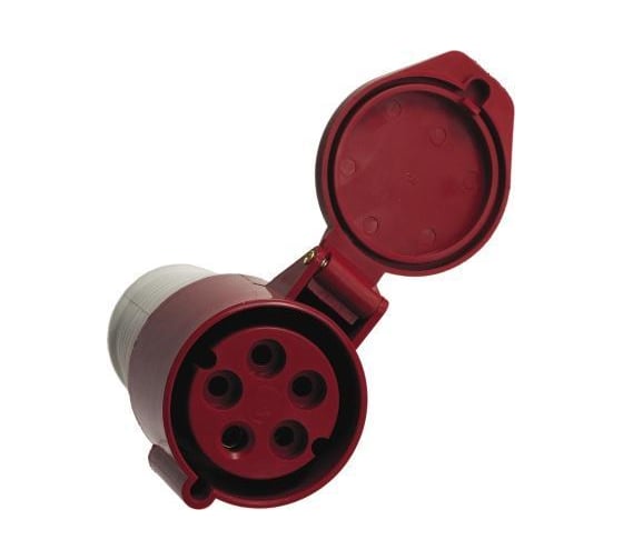 Кабельная розетка EKF 16A 3P+E+N IP44 215 ps-215-16-380
