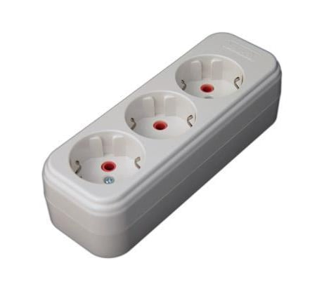 Колодка удлинителя 3-м с заземлением Lezard 720-0300-301