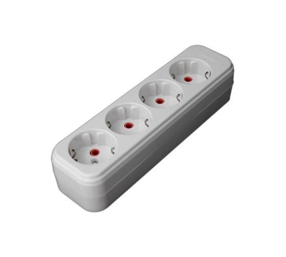 Колодка удлинителя 4-м с заземлением Lezard 720-0400-401 1