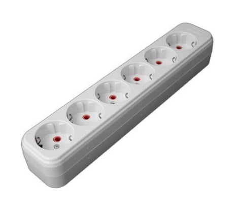 Колодка удлинителя 6-м с заземлением Lezard 720-0600-601