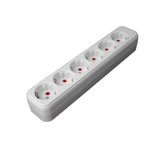 Колодка удлинителя 6-м с заземлением Lezard 720-0600-601