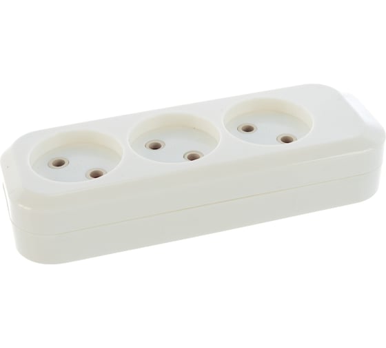 Колодка 3P 10А c защитой от детей Electraline 82115