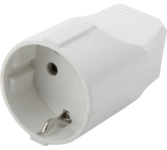 Штепсельная розетка, белая 16A 250В Electraline 55026 1