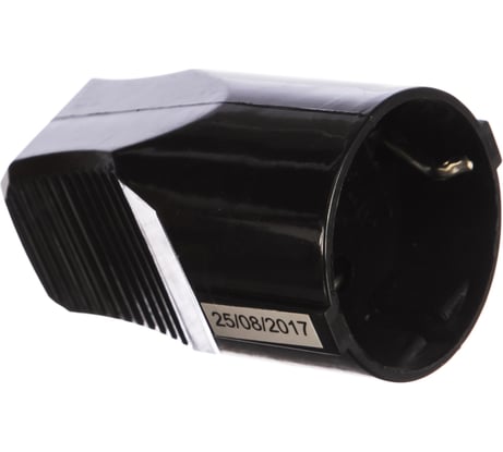 Штепсельная розетка, черная 16A 250В Electraline 55027