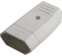 Штепсельная розетка белая 10A 250В Electraline 55032