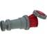 Кабельная розетка INPIN 125A/400V/3P+N+E/IP67 CA1454 3