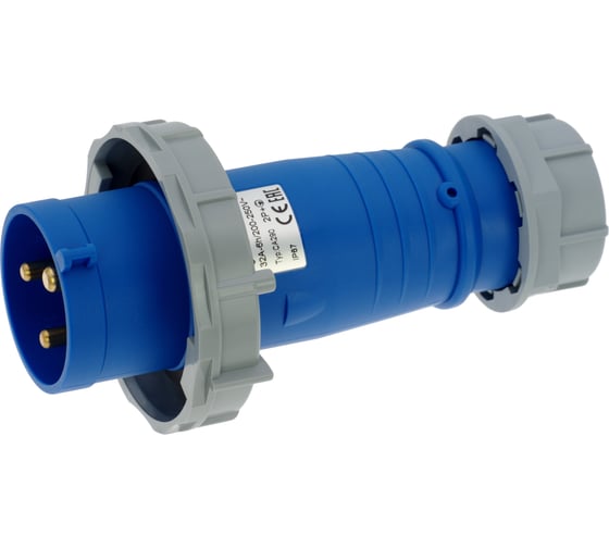 Кабельная вилка INPIN 32A/230V/1P+N+E/IP67 CA290 1