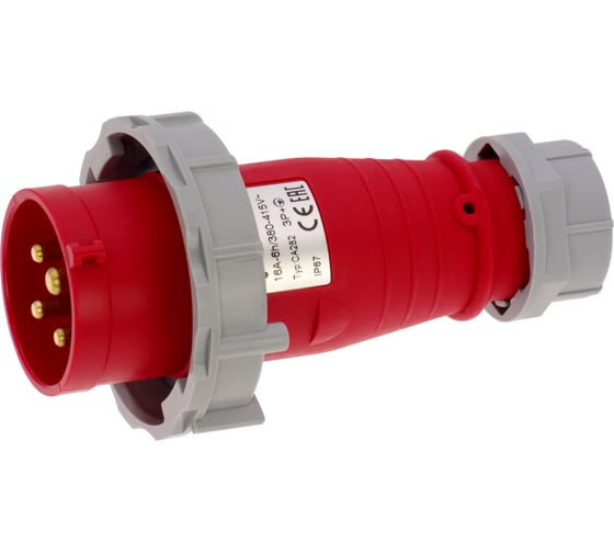 Кабельная вилка INPIN 16A/400V/3P+E/IP67 CA282 1