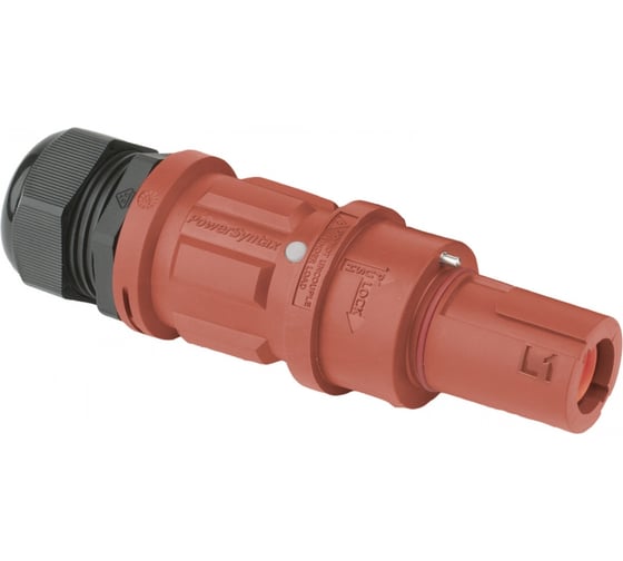 Кабельная вилка Valentini SPZ 480А/1P/IP67 L1 SPZ4LD1BR120MP
