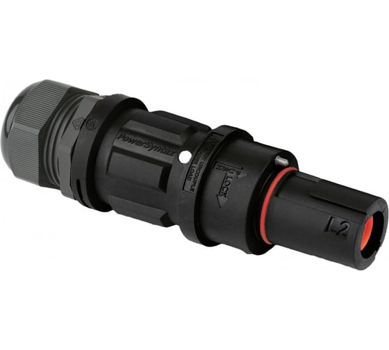 Кабельная вилка Valentini SPZ 480А/1P/IP67 L2 SPZ4LD2BK120MP 1