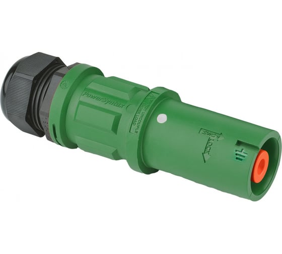 Кабельная розетка Valentini SPZ 480А/1P/IP67 Earth SPZ4LSEGN120MP 1