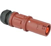 Кабельная розетка Valentini SPZ 480А/1P/IP67 L1 SPZ4LS1BR120MP