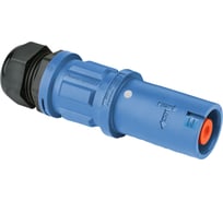 Кабельная розетка Valentini SPZ 480А/1P/IP67 Neutral SPZ4LSNBL120MP