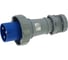 Кабельная вилка INPIN 63A/230V/1P+N+E/IP67 CA1571 1