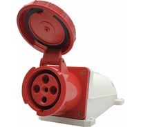 Стационарная розетка ANDELI AM-134 63A IP67 3P+E 380В/415В ADL13-020