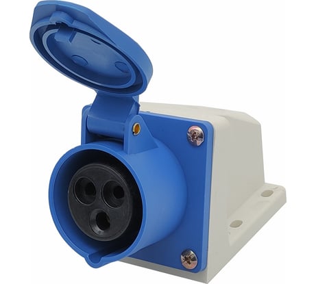 Стационарная розетка ANDELI AM-113 16A 220В~250В 2P+E IP44 ADL13-013