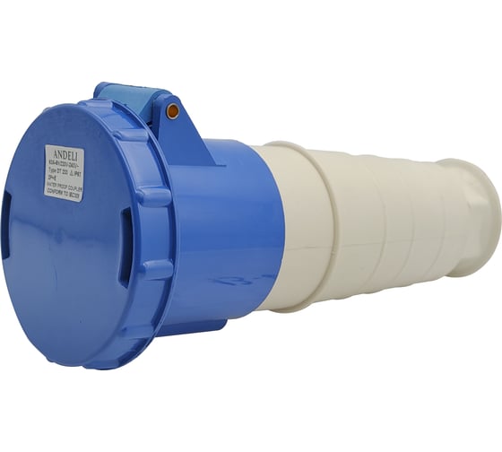 Переносная розетка ANDELI AM-233 63A 220В~250В 2P+E IP67 ADL13-031