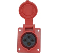 Стационарная розетка ANDELI AM-414 скрытая 16A IP44 3P+E 220В/250В ADL13-038