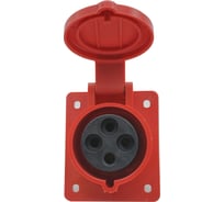 Стационарная розетка ANDELI AM-424 скрытая 32A IP44 3P+E 380В/415В ADL13-041