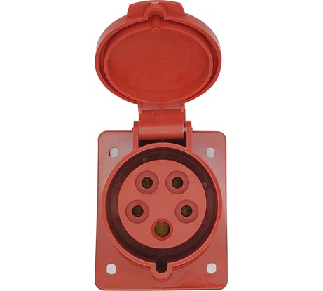 Стационарная розетка ANDELI AM-425 скрытая 32A IP44 3P+N+E 380В/415В ADL13-042