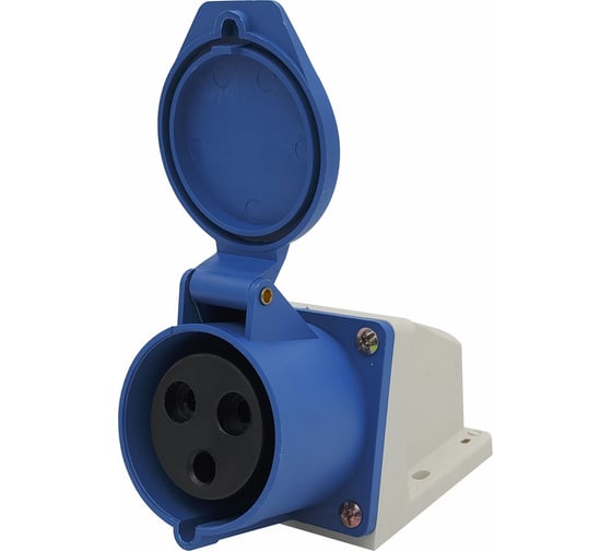 Стационарная розетка ANDELI AM-123 32A 220В~250В 2P+E IP44 ADL13-016 1