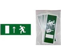 Знак "Направление к эвакуационному выходу прямо" TDM ELECTRIC 350х124мм для ССА, в упаковке 10 штук SQ0817-0067