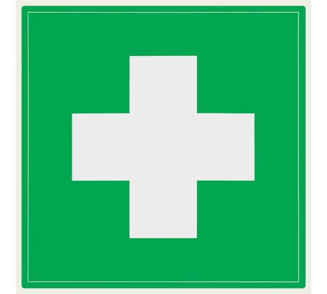 Знак Медицинская аптечка TDM ELECTRIC 150х150мм SQ0817-0023