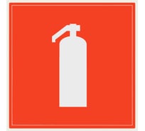 Знак "Огнетушитель" TDM ELECTRIC 150х150мм, в упаковке 10 штук SQ0817-0024