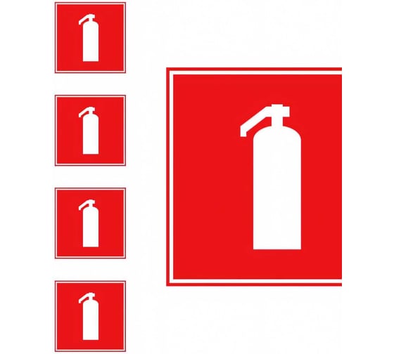 Знак Огнетушитель TDM ELECTRIC 150х150мм SQ0817-0024