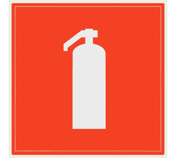 Знак "Огнетушитель" TDM ELECTRIC 150х150мм, в упаковке 10 штук SQ0817-0024