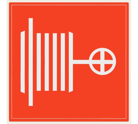 Знак "Пожарный кран" TDM ELECTRIC 150х150мм, в упаковке 10 штук SQ0817-0029