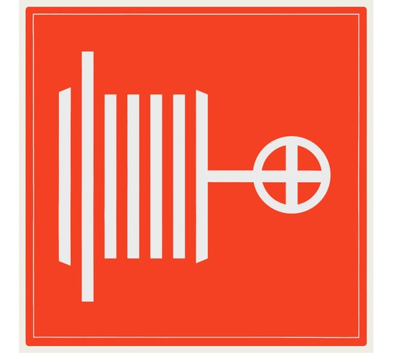 Знак "Пожарный кран" TDM ELECTRIC 150х150мм, в упаковке 10 штук SQ0817-0029