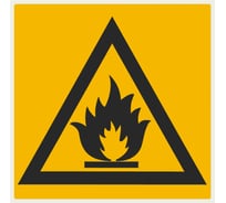 Знак "Пожароопасно" TDM ELECTRIC 150х150мм в упаковке 10 штук SQ0817-0025