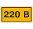 Символ 220В TDM ELECTRIC 20х40мм SQ0817-0009 1