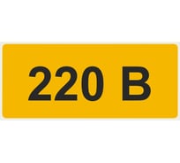 Символ 220В TDM ELECTRIC 35х100мм SQ0817-0010