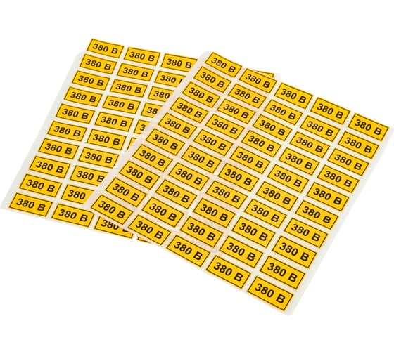 Символ 380В TDM ELECTRIC 20х40мм SQ0817-0011