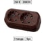 Розеточная колодка, 2 гнезда, бук TDM ELECTRIC SQ1806-0060 2