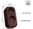 Розеточная колодка, 2 гнезда, бук TDM ELECTRIC SQ1806-0060 4
