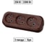 Розеточная колодка, 3 гнезда, бук TDM ELECTRIC SQ1806-0061 2